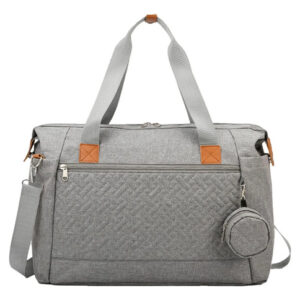 Pañalera Mochila Multifuncional Impermeable Gran Capacidad G Gris Diseño De La Tela