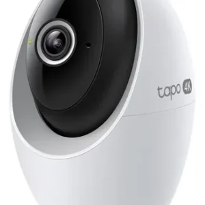Cámara De Seguridad Interior 4k Pan Tilt Visión Nocturna 360 Blanco