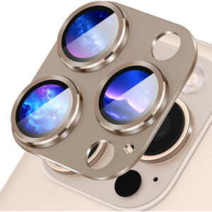 Protector Lente Cámara Para iPhone 16 Pro Max 3 En 1 Titanio
