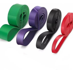 Bandas Elásticas De Resistencia 4 Niveles Para Ejercicio Negro, Rojo, Morado Y Verde