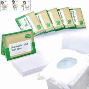 Fundas Desechables De Inodoro Papel 50 Unidades Viaje Higien