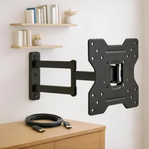 Soporte Para Tv De 19 A 55 Pulgadas Articulable De Acero 30k Negro