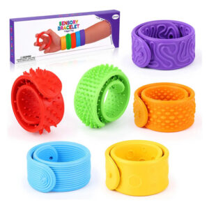 Pulseras Sensoriales Antiestrés 6 Piezas Para Niños Y Adulto