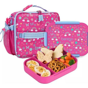Lonchera Infantil 3 En 1 Con Bolsa Térmica Y Compartimentos