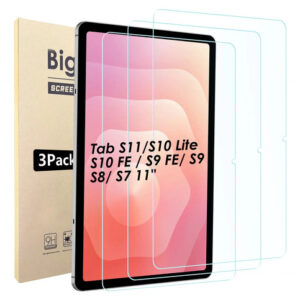 Pack 3 Películas De Vidrio Templado Para Samsung Galaxy Tab