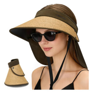 Sombrero Para El Sol Mujer Ala Ancha Protección Solar Upf 50