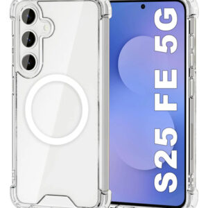 Funda Magnética Para Samsung Galaxy S25 Fe Transparente Y Rí Transparente Nombre Del Diseño