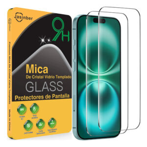 Protector De Pantalla Vidrio Templado Para iPhone 16 Plus 9h