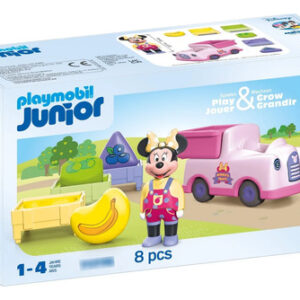 Camión De Minnie Mouse Con Clases De Fruta Para Niños 7x15 C