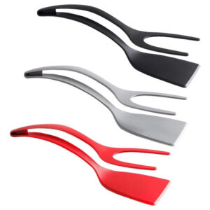 Pala Y Pinzas De Cocina Silicona 2 En 1 3 Piezas Multicolor
