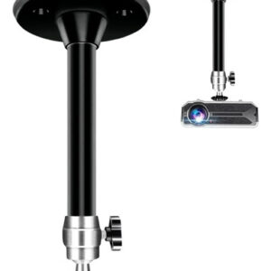Soporte Universal Para Mini Proyector Ajustable 360 Techo Pa Negro