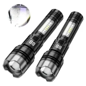 Linterna Led Recargable 1600 Lúmenes Portátil Resistente Al Color De La Luz Color De La Linterna