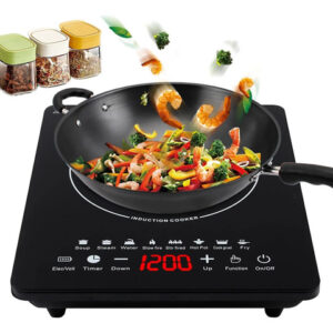 Parrilla De Inducción Eléctrica 2200w Control Táctil 8 Nivel