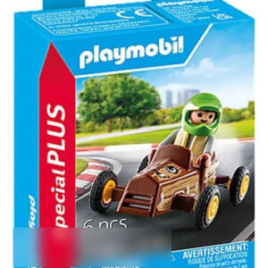 Figura De Juego Playmobil Niño Con Kart Especial 4 Años