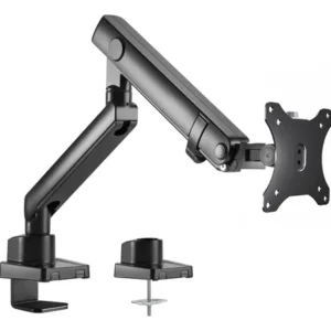 Soporte De Escritorio Aluminio Ajustable Hasta 40 Pulgadas N Negro