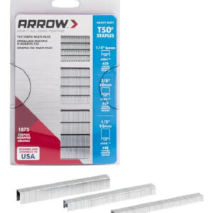 Pack De 1875 Grapas De Hilo Plano 6 10 12 Mm Alta Resistenci Negro