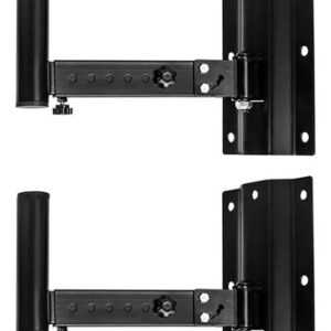 Soportes De Pared Ajustables Para Altavoces De 20 A 38 Cm Negro
