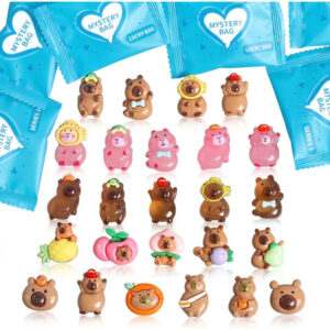 50 Figuras Mini Capibara Resina Para Jardín Y Manualidades