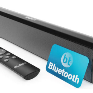Barra De Sonido Bluetooth 50w Para Tv Conexión Rca Usb Aux Negro Frecuencia