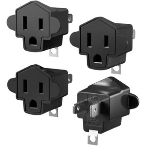 Adaptador De 2 A 3 Clavijas Certificado Pbt Ignífugo 1875w