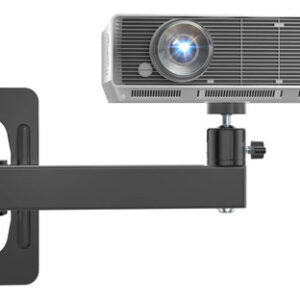 Soporte De Pared Ajustable Para Proyector Hasta 20 Kg Negro Negro