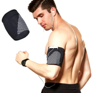 Brazalete Deportivo Para Celular Reflectante Ultra Delgado N Negro