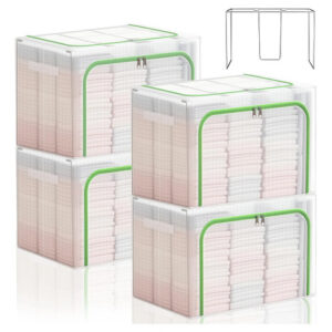 Bolsas De Almacenamiento 4 Piezas Transparente 264l Plegable