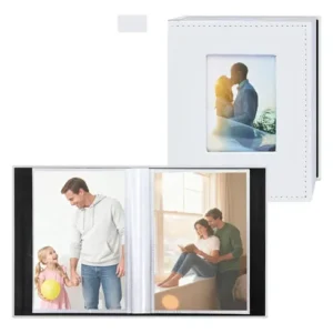 Álbum De Fotos 4x6 Blanco Creativo Diy 50 Páginas Doble 16x1 Blanco