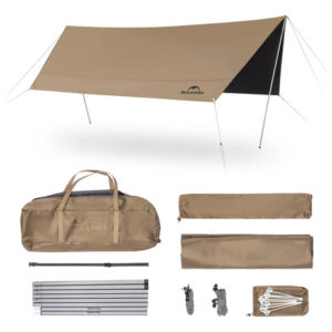 Lona Impermeable 18000 Mm Refugio De Lluvia Para Camping 3x3 16.4 X 3.8 M