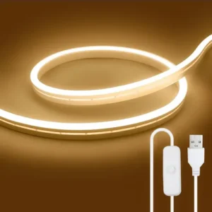 Tira Led Usb 3m Impermeable Luz Cálida 3000k Interior Exteri Color De La Luz