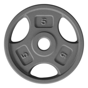 Placas De Peso Hierro Fundido 1 Pulgada De 2.5 A 35 Libras Agarre De 1 Pulgada