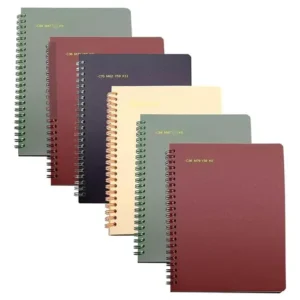 Paquete De 6 Cuadernos A5 Espiral 480 Hojas Tapa Dura