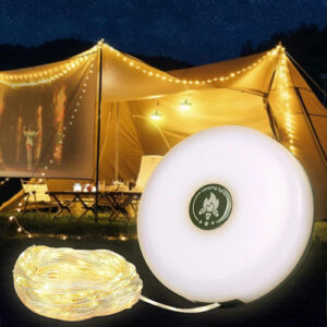 Luz De Camping Led Impermeable 10m 8 Modos Ajustables No