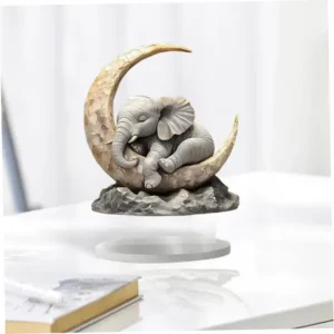 Adorno De Elefante Acrílico 2d Surtido Para Decoración Hogar