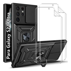 Funda Uso Rudo Y 2 Protectores Pantalla Samsung Galaxy S22 U
