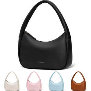 Bolso De Hombro Para Mujer Bolsa Elegante Pu Impermeable Neg
