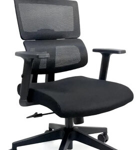 Silla De Oficina Ergonomica Reclinable Con Soporte Lumbar Aj