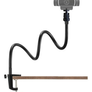 Soporte De Escritorio Flexible Para Webcam Ajustable 26 PuLG Soporte Para Cámara Web Con Cuello De Cisne