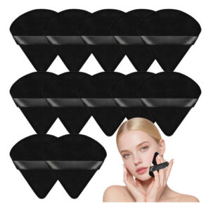 Esponjas De Maquillaje Triangulares Set De 12 Para Polvo Fac