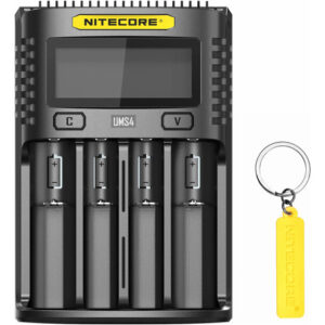 Cargador De Batería Rápido Inteligente 4 Ranuras Usb-c 4000