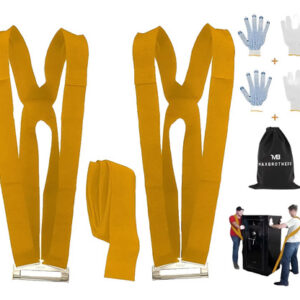 Correas Móviles Elevación Para 2 Personas Capacidad 363 Kg Amarillo