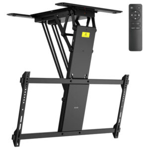 Soporte De Techo Eléctrico Para Tv 40-85 Pulgadas Inclinable Negro