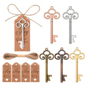 Abridores De Botellas Vintage Para Bodas Y Fiestas 100 Pieza Cobre, Bronce, Oro Rosa, Plata, Oro