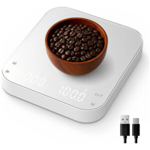 Báscula De Café Digital 3 Kg 0 1 G Portátil Con Temporizador