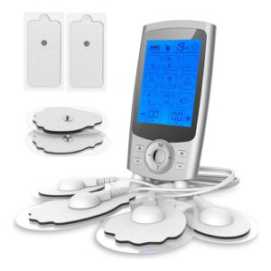 Electroestimulador Muscular Tens 36 Modos 8 Almohadillas Lcd
