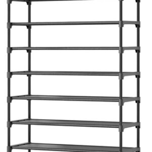 Zapatero Organizador De Zapatos Apilable 10 Niveles Negro 32