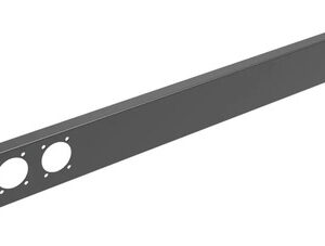 Panel De Rack 1u Con Bisagras Para Montaje 19 Pulgadas Hdmi Negro