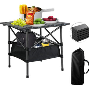 Mesa De Camping Plegable 53x52 Cm Ligera Impermeable Portáti