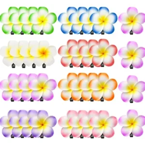 Pinzas Para El Cabello Hawaianas Con Flores 36 Piezas Colore