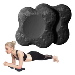 Rodilleras Y Coderas De Yoga 2 Pcs Almohadillas Negras 20x20 Negro Talla